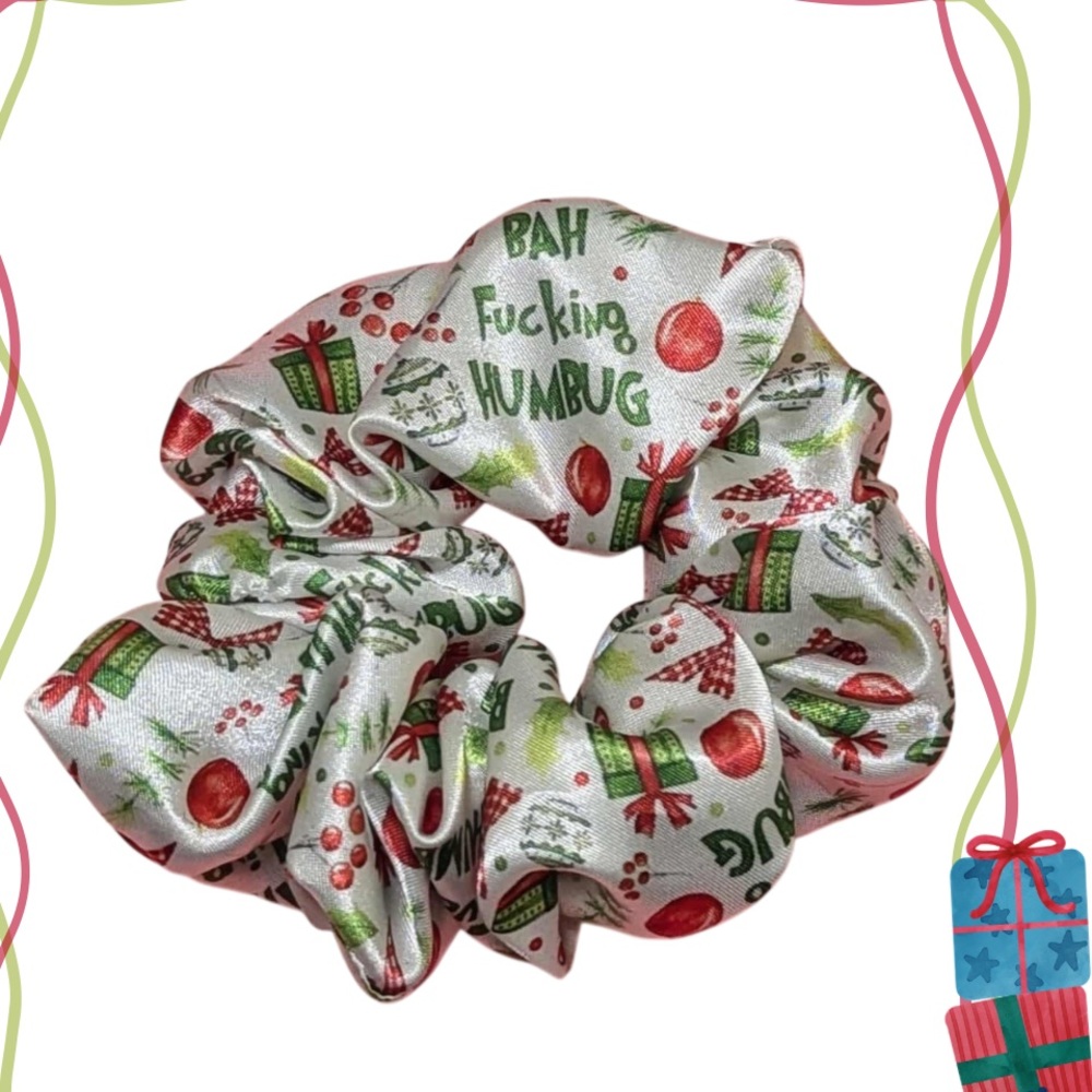 bah fucking humbug scrunchie